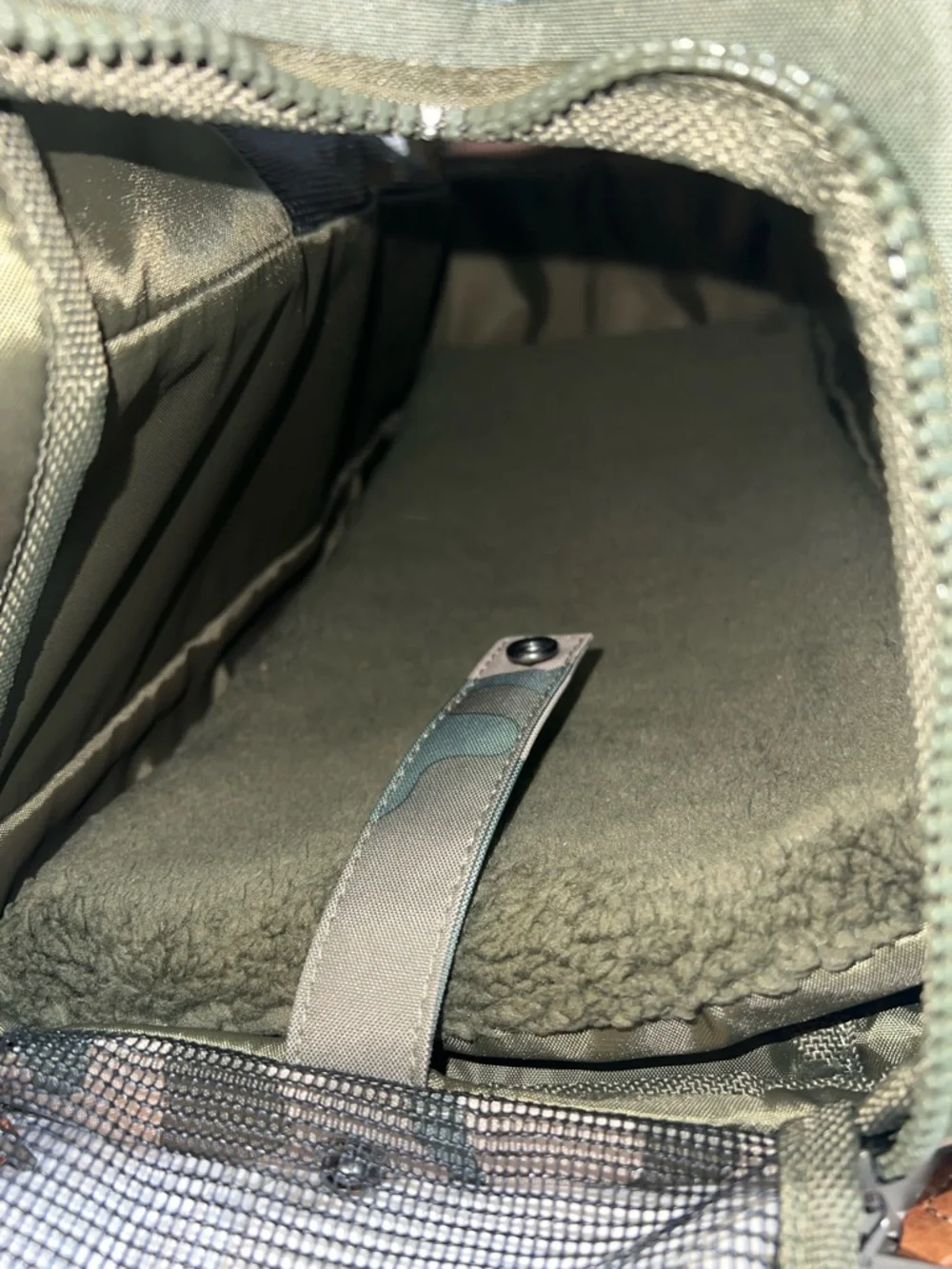 Top Paw Olive Green and Camouflage Travel Tote